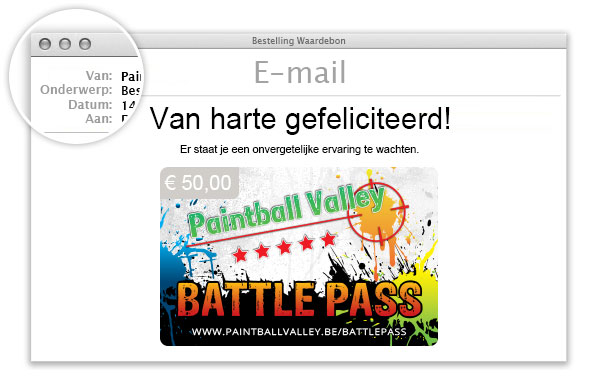 Snel een cadeau nodig? Onze digitale waardebon kan je direct afdrukken of doorsturen per e-mail.